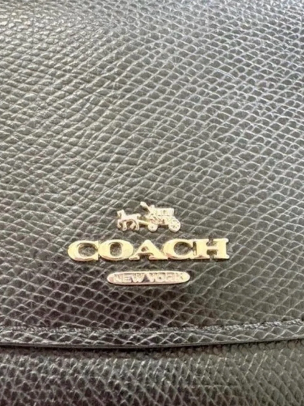 Coach sleek pebbled